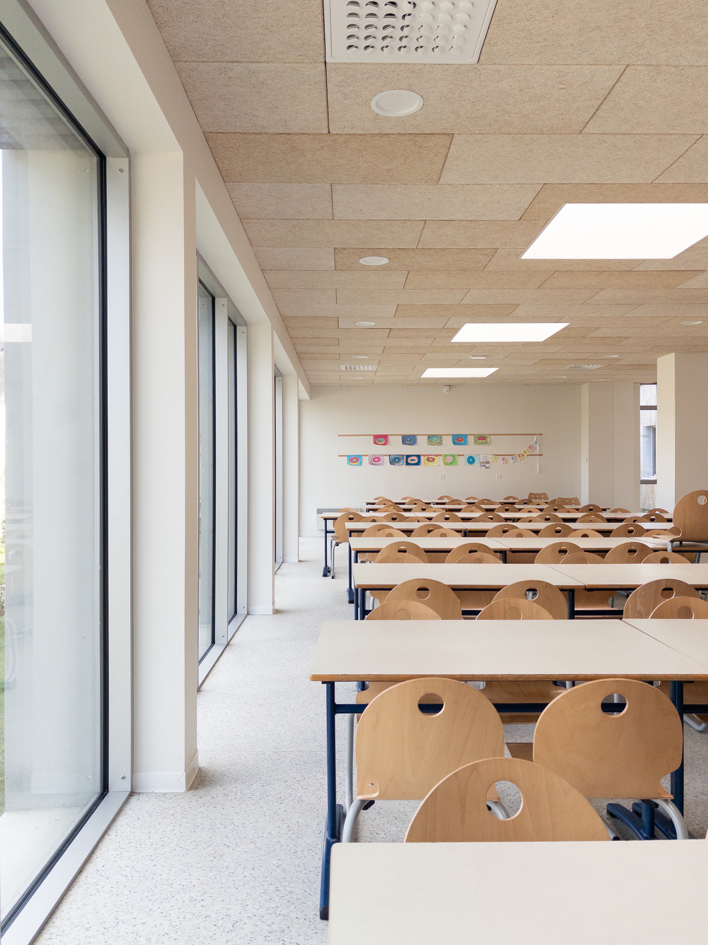 Salle de restauration scolaire-Collège Cordemais